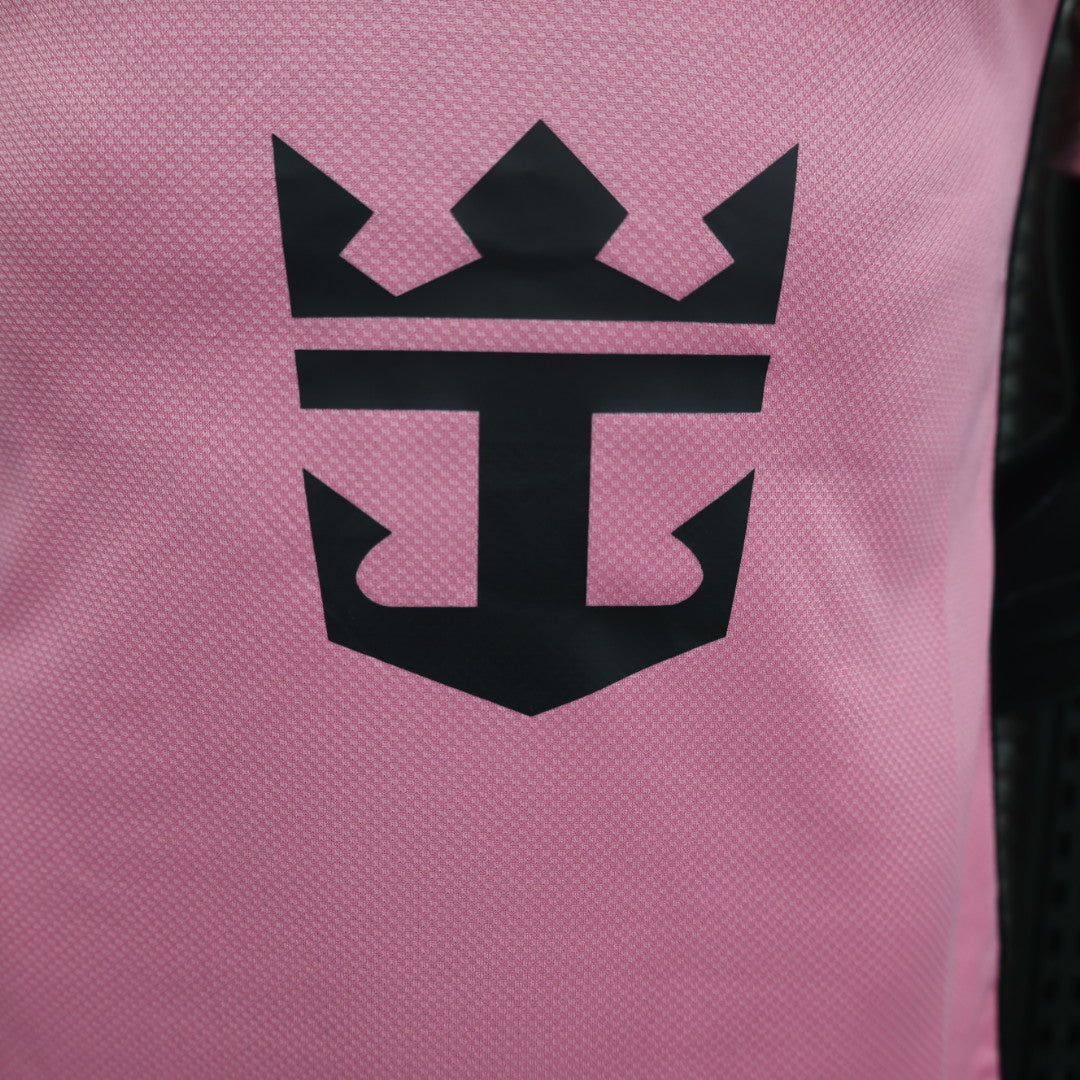 Inter Miami 2025 Home Jersey – Pink with Royal Caribbean Sponsor