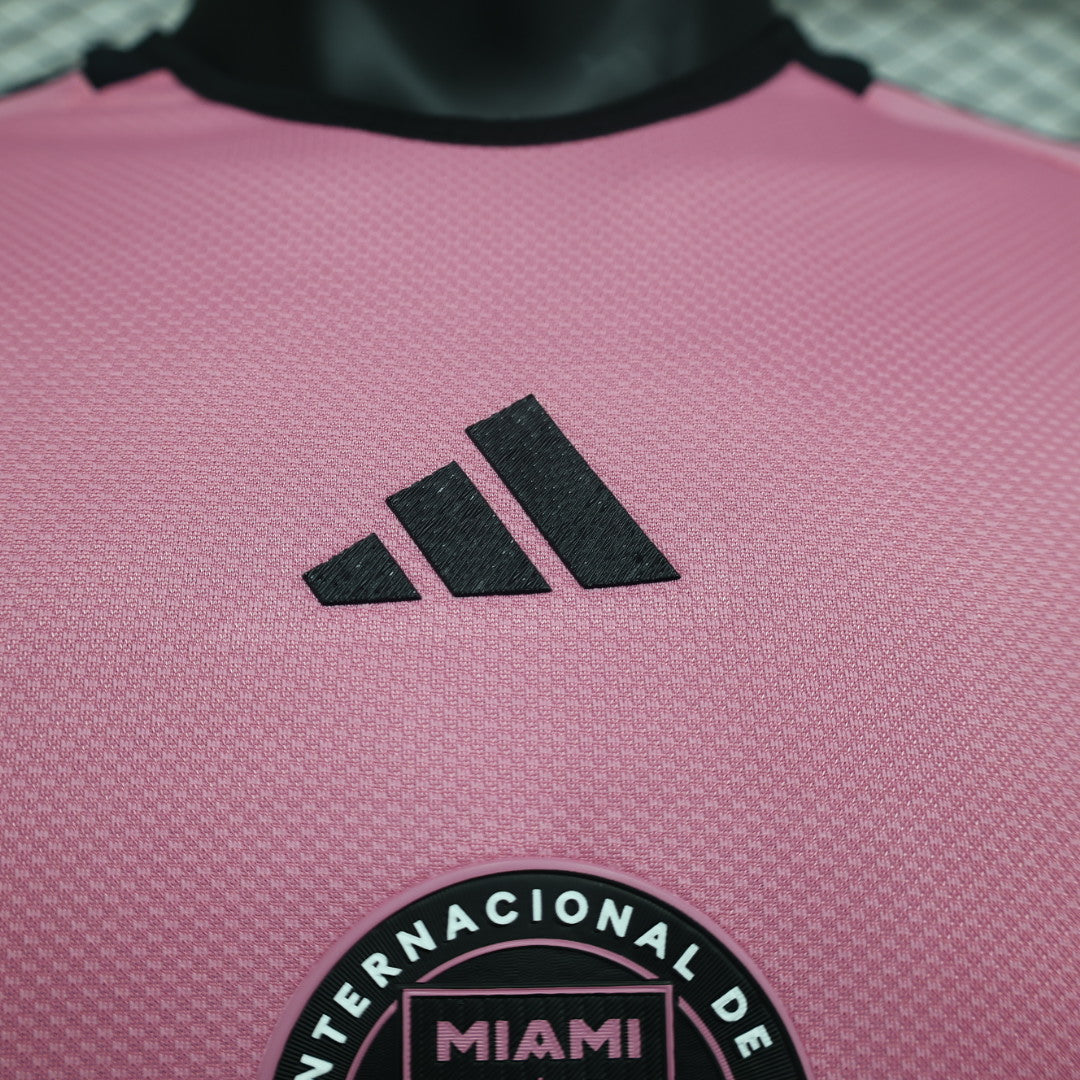 Inter Miami 2025 Home Jersey – Pink with Royal Caribbean Sponsor