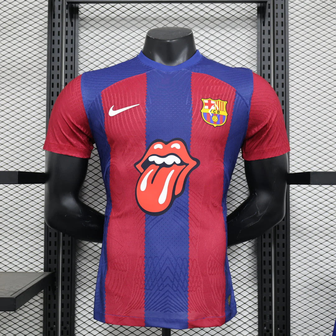 FC Barcelona 2024/25 Rolling Stones Home Jersey