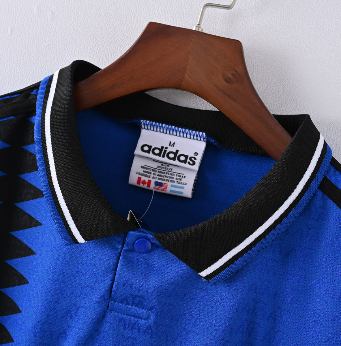 Argentina 2022 Away Jersey — Electric Blue Pulse with Shadow Geometry
