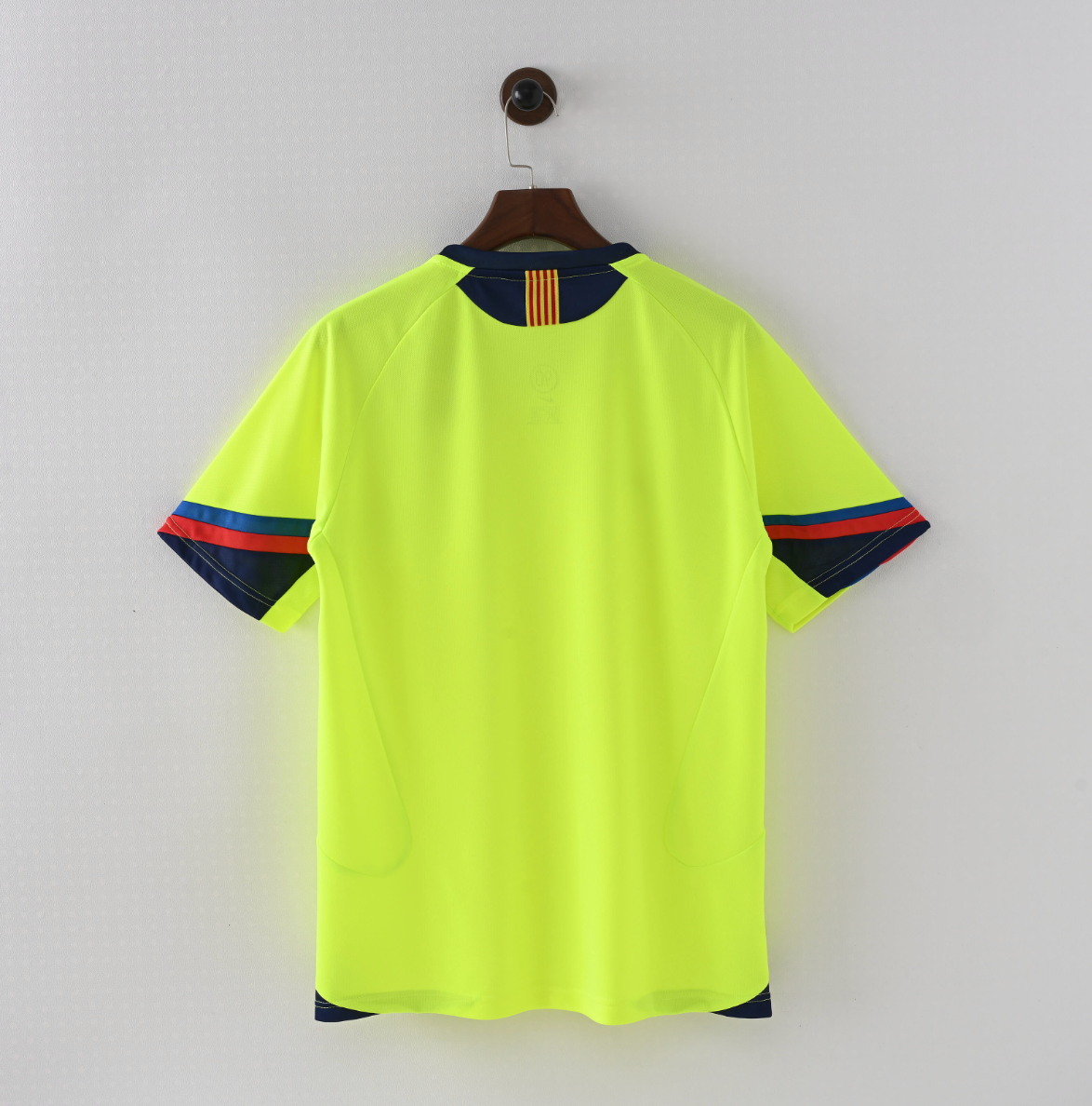 FC Barcelona 2005/06 Away Jersey — Yellow Valor with Blaugrana Pride
