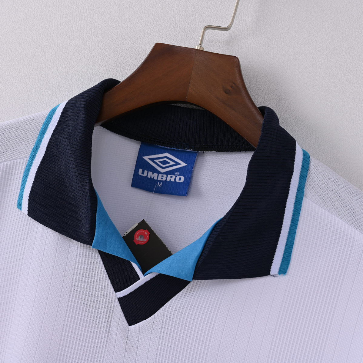 England 2007–2009 Home Jersey — Three Lions x Black-Trim Precision