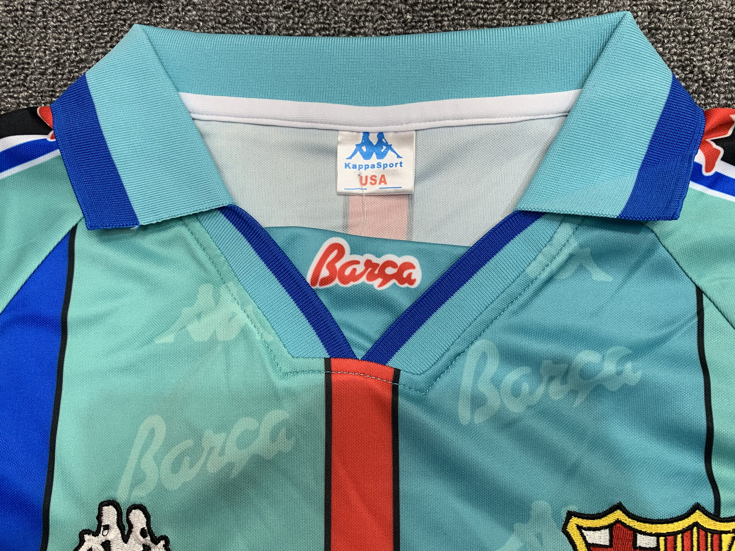 Retro FC Barcelona Kappa Jersey | Classic Barça Throwback Kit