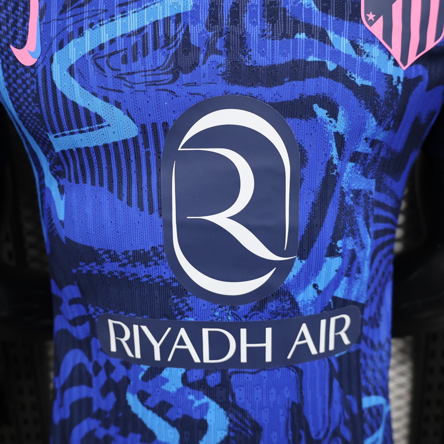 Atletico Madrid Away Jersey 2024/25 – Blue Patterned Nike Kit