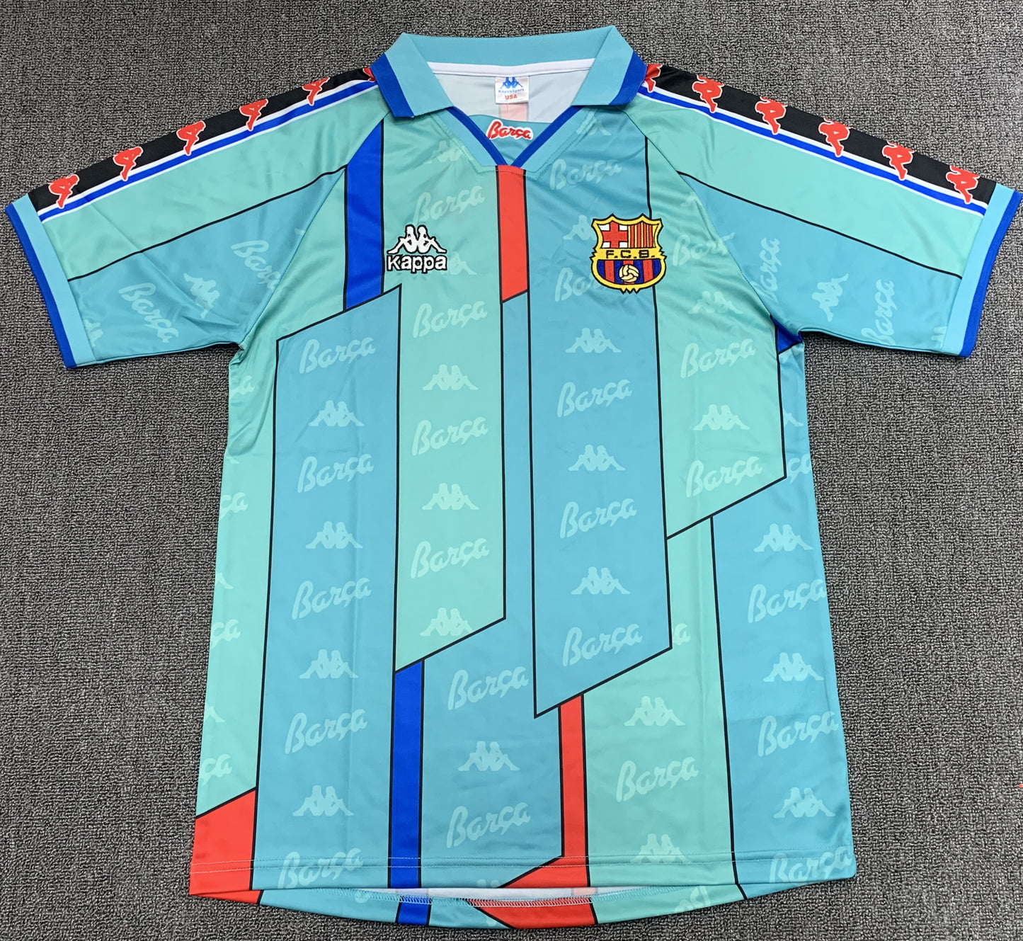 Retro FC Barcelona Kappa Jersey | Classic Barça Throwback Kit