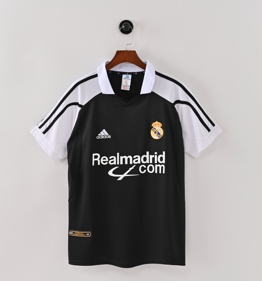 Real Madrid 2004/05 Away Retro Jersey – Black & White