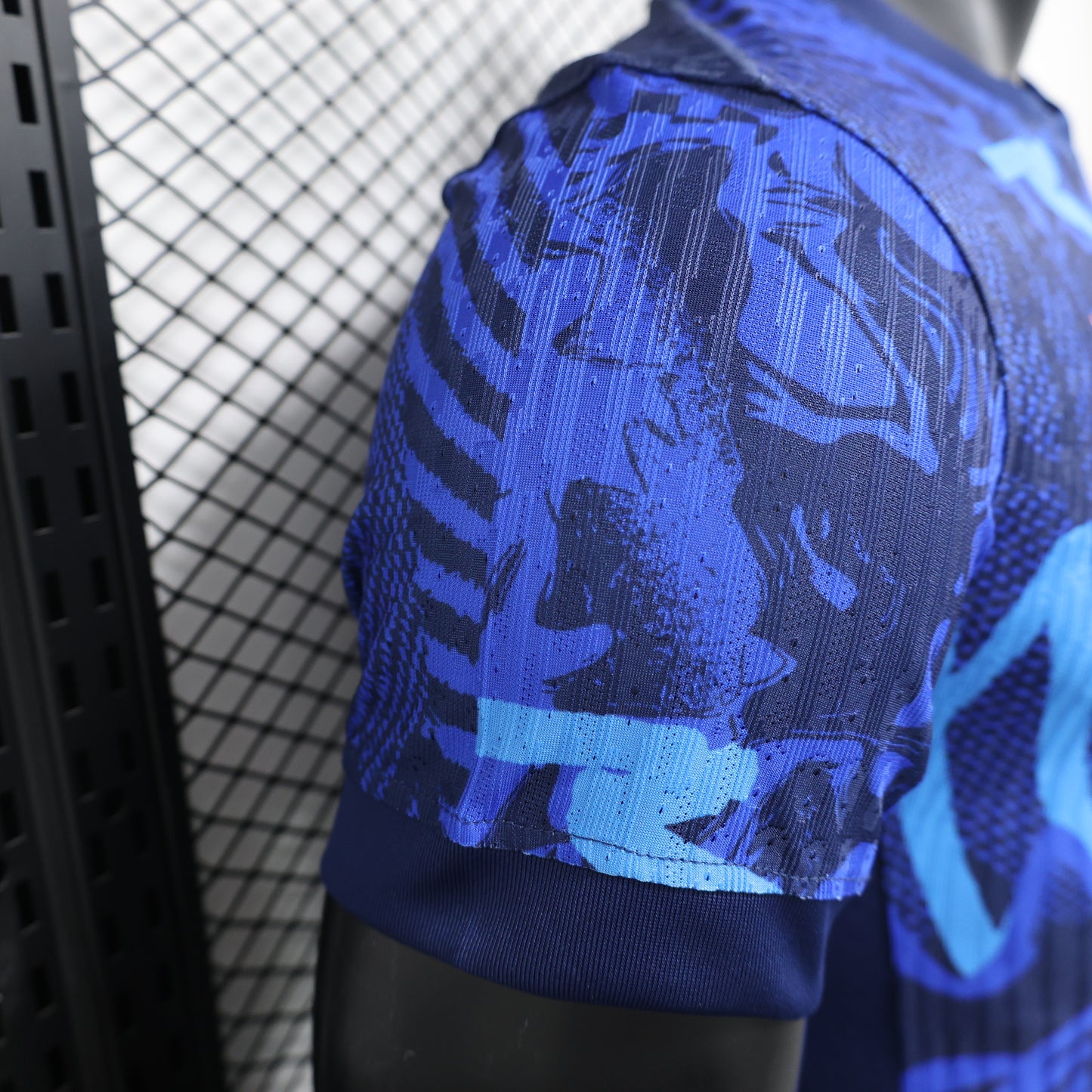 Atletico Madrid Away Jersey 2024/25 – Blue Patterned Nike Kit