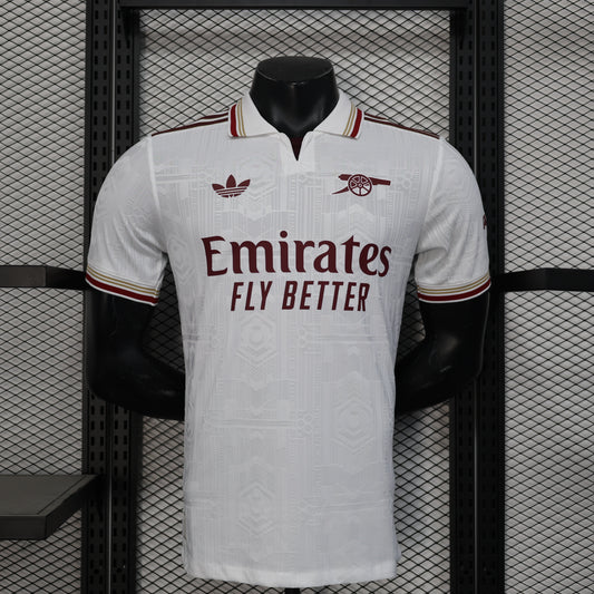 Arsenal FC Away Jersey 2025 | Adidas Retro Edition White Kit