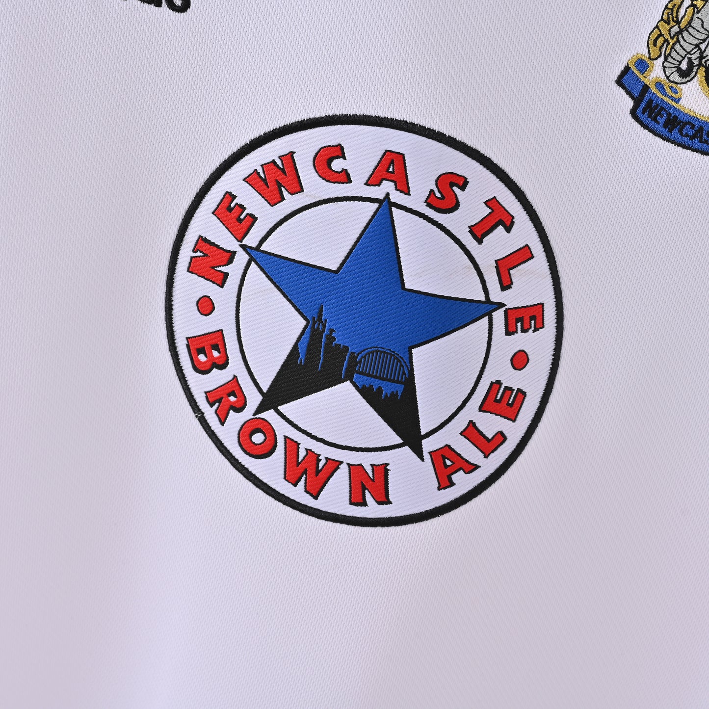 Retro Newcastle United Away Jersey - White (Newcastle Brown Ale Sponsor)