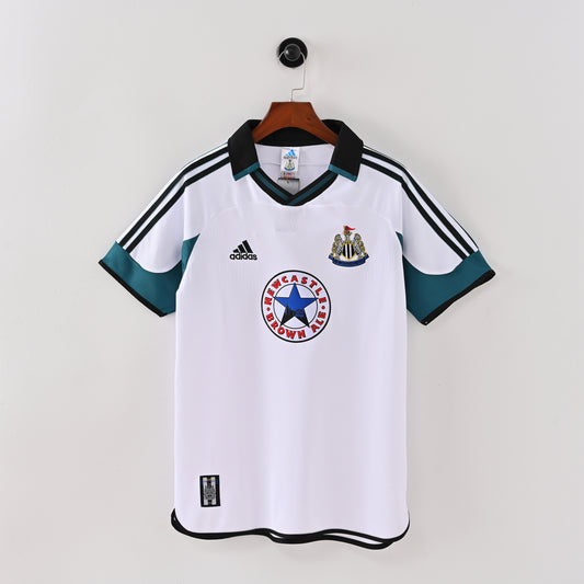 Retro Newcastle United Away Jersey - White (Newcastle Brown Ale Sponsor)