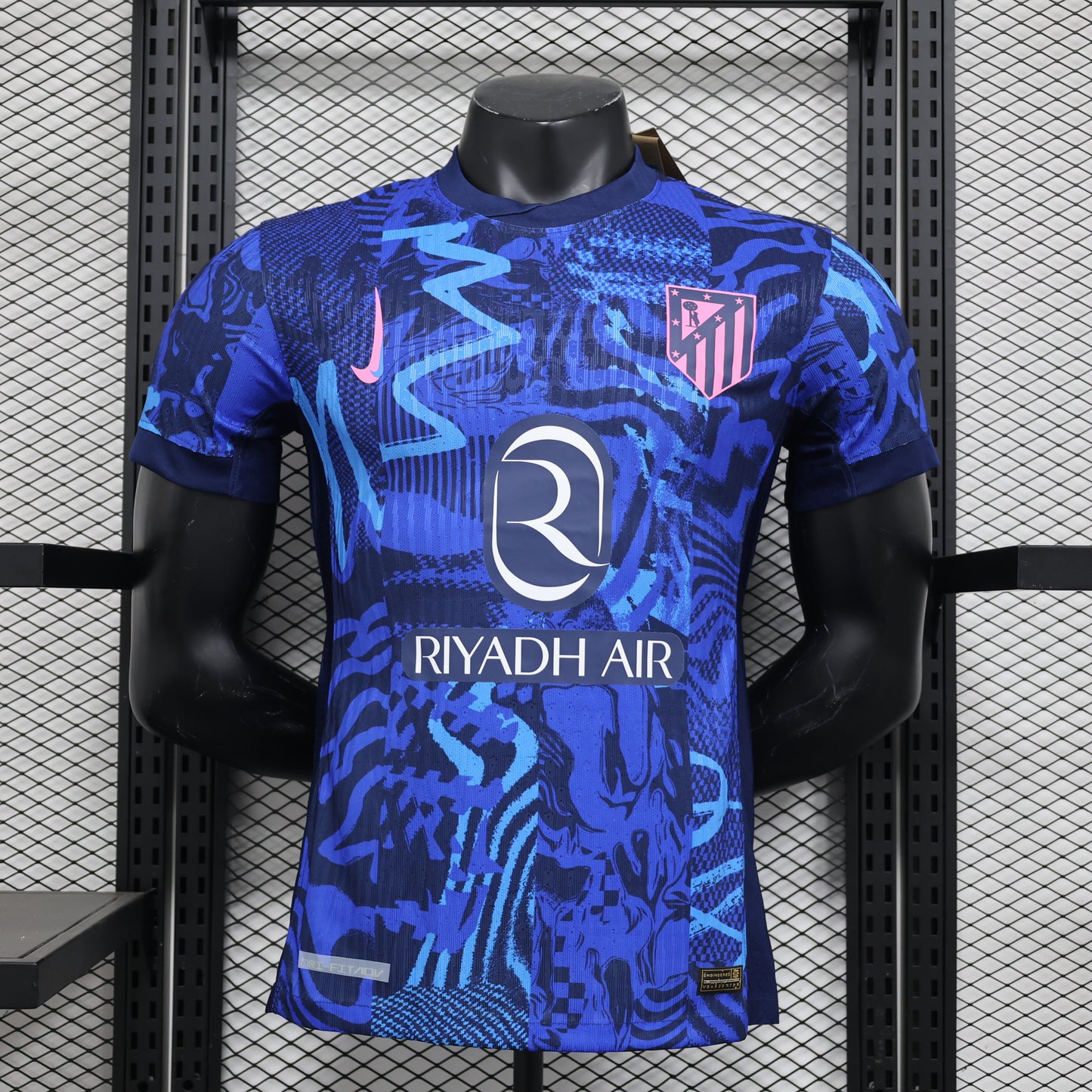 Atletico Madrid Away Jersey 2024/25 – Blue Patterned Nike Kit