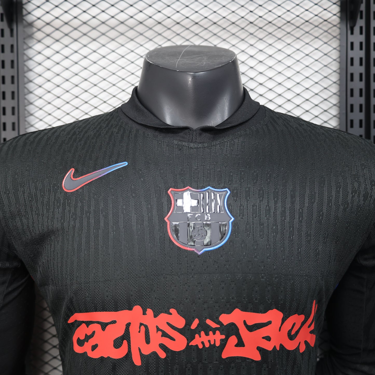 FC Barcelona 2024/25  Cactus Jack Long Sleeve Third Jersey