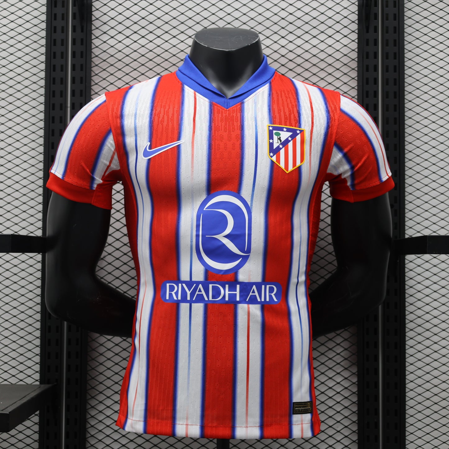 Atletico Madrid Home Jersey 2023/24 – Nike Retro Stripe Edition