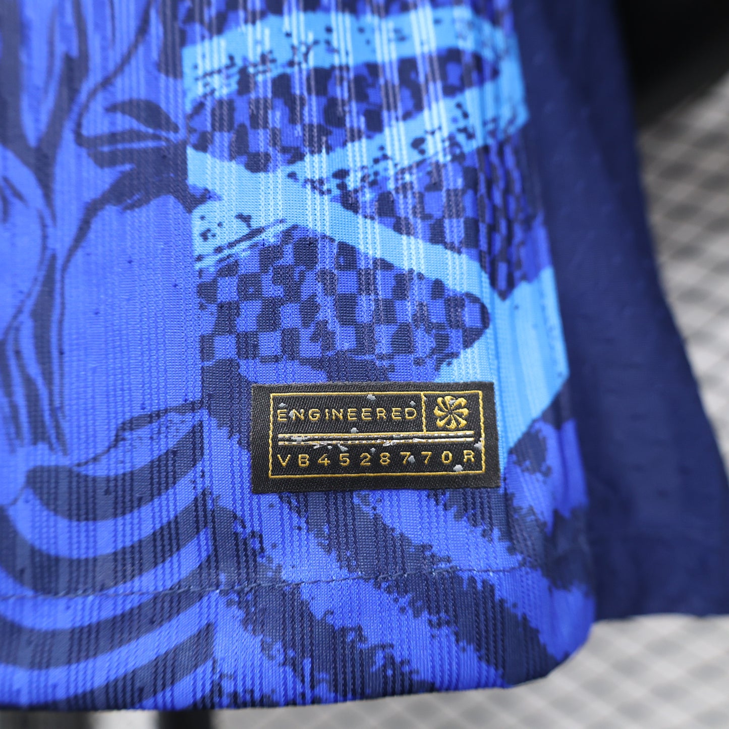 Atletico Madrid Away Jersey 2024/25 – Blue Patterned Nike Kit