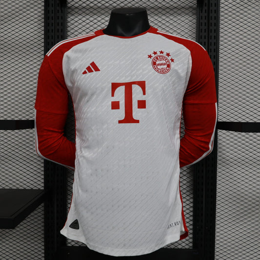 FC Bayern Munich 2024/25 Home Jersey – Long Sleeve Official Adidas Kit