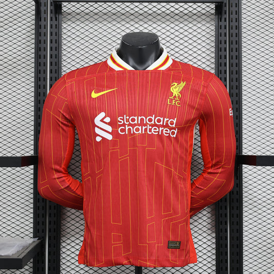 Liverpool FC 2024/25 Home Jersey – Official Nike Long Sleeve Shirt