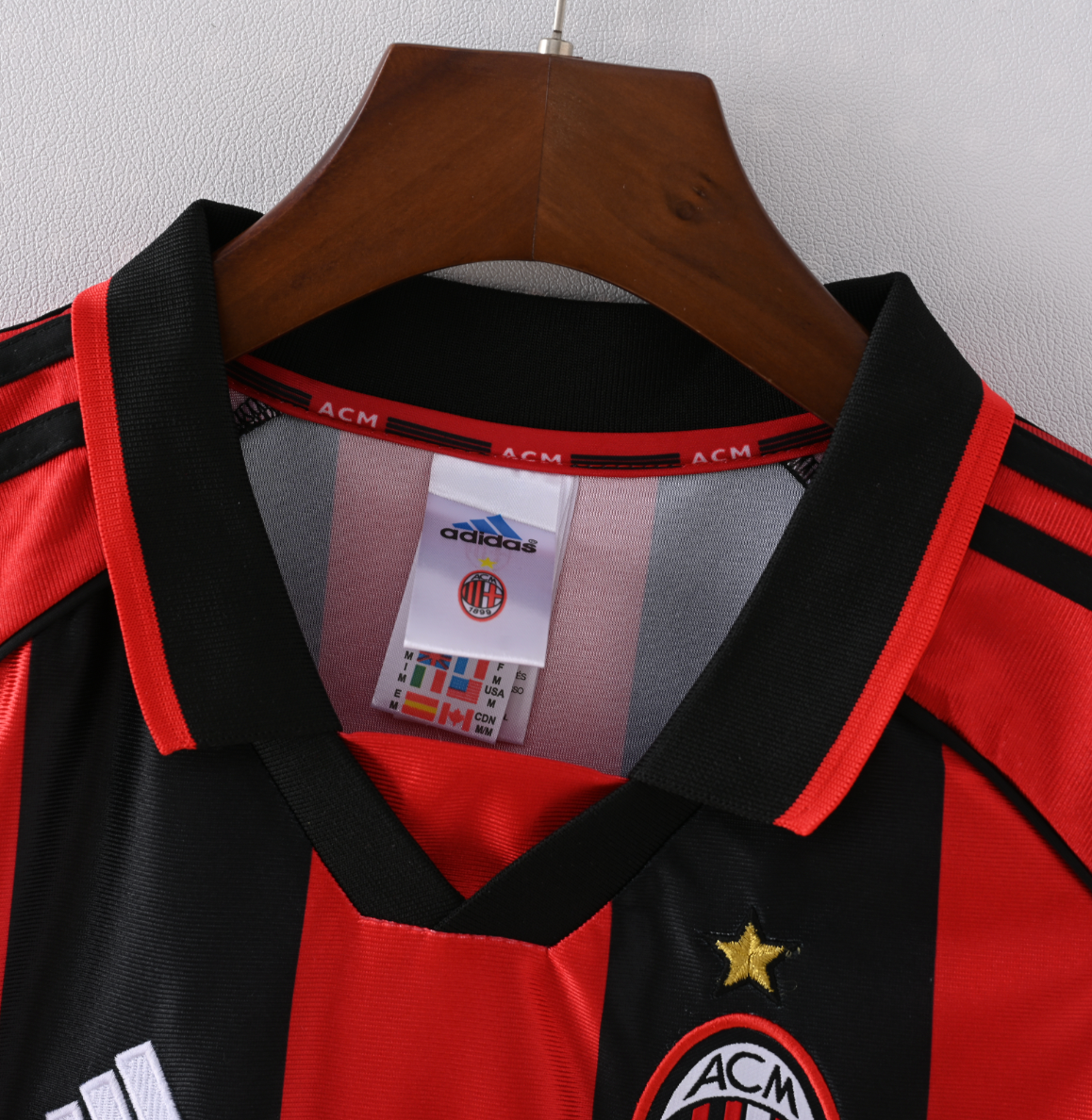 AC Milan 1998/99 Home Jersey — Opel-Powered Glory in Rossoneri Stripes