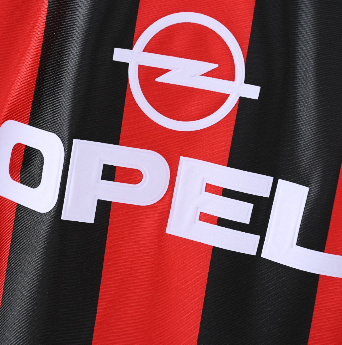 AC Milan 1998/99 Home Jersey — Opel-Powered Glory in Rossoneri Stripes
