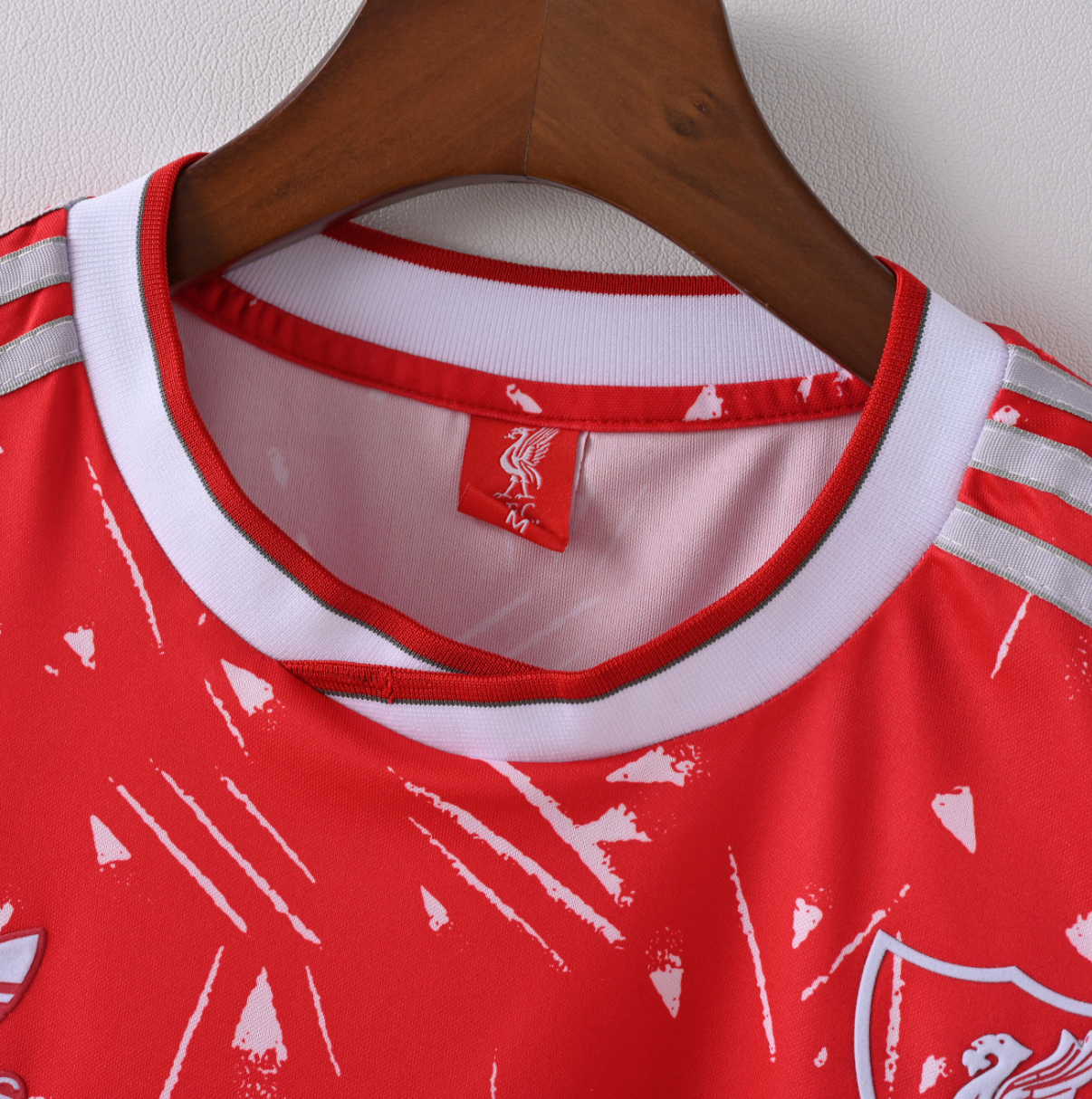 Liverpool FC 1989/90 Home Jersey — Candy x Adidas in Red with Retro Flair