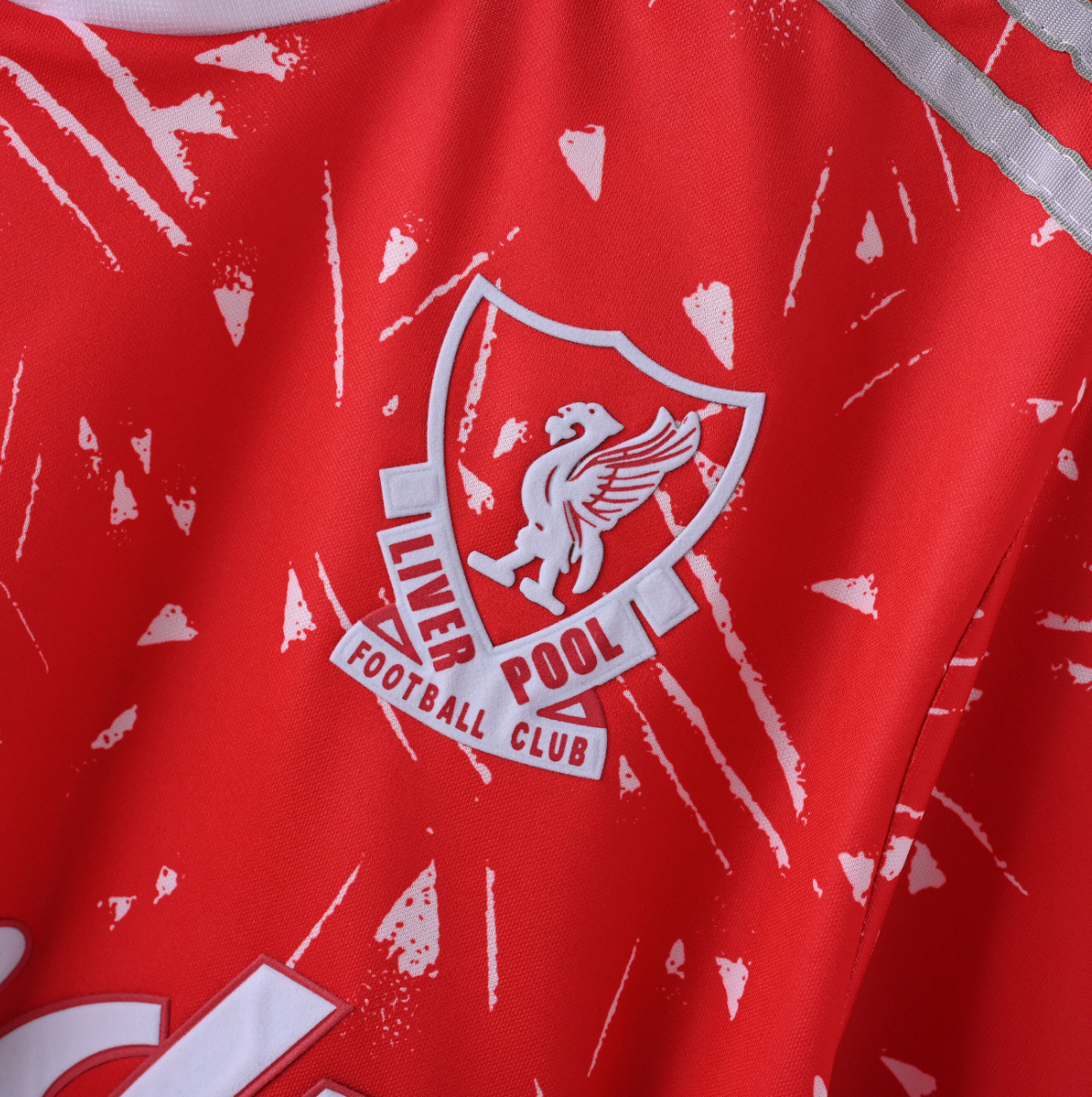 Liverpool FC 1989/90 Home Jersey — Candy x Adidas in Red with Retro Flair