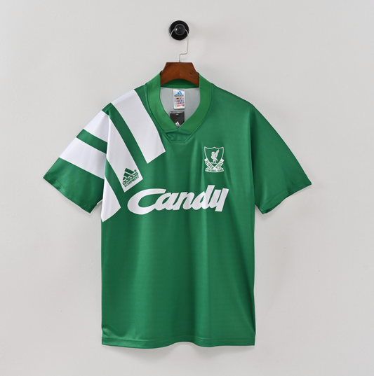 Liverpool FC 1989/90 Away Jersey — Adidas x Candy in Emerald Legacy