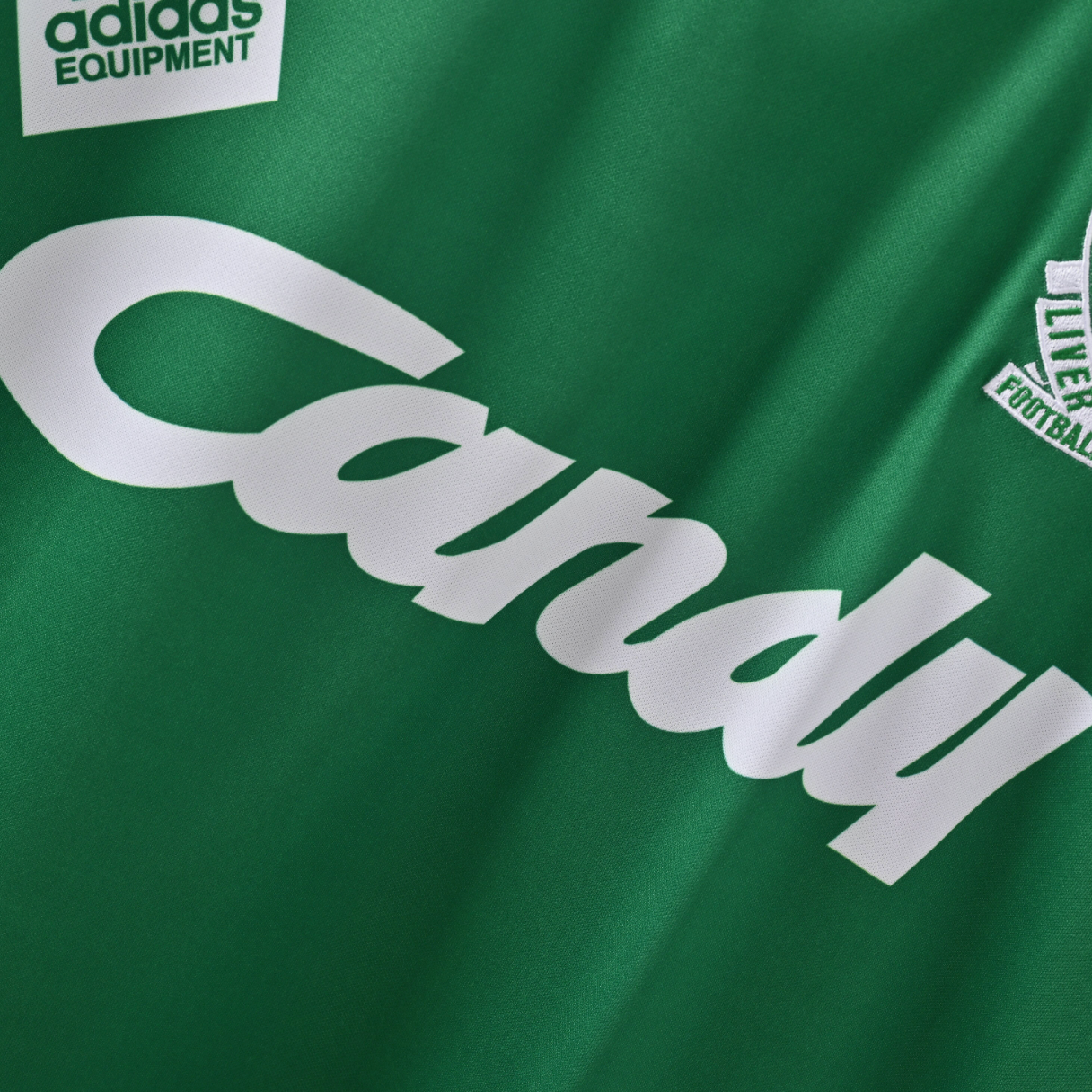 Liverpool FC 1989/90 Away Jersey — Adidas x Candy in Emerald Legacy