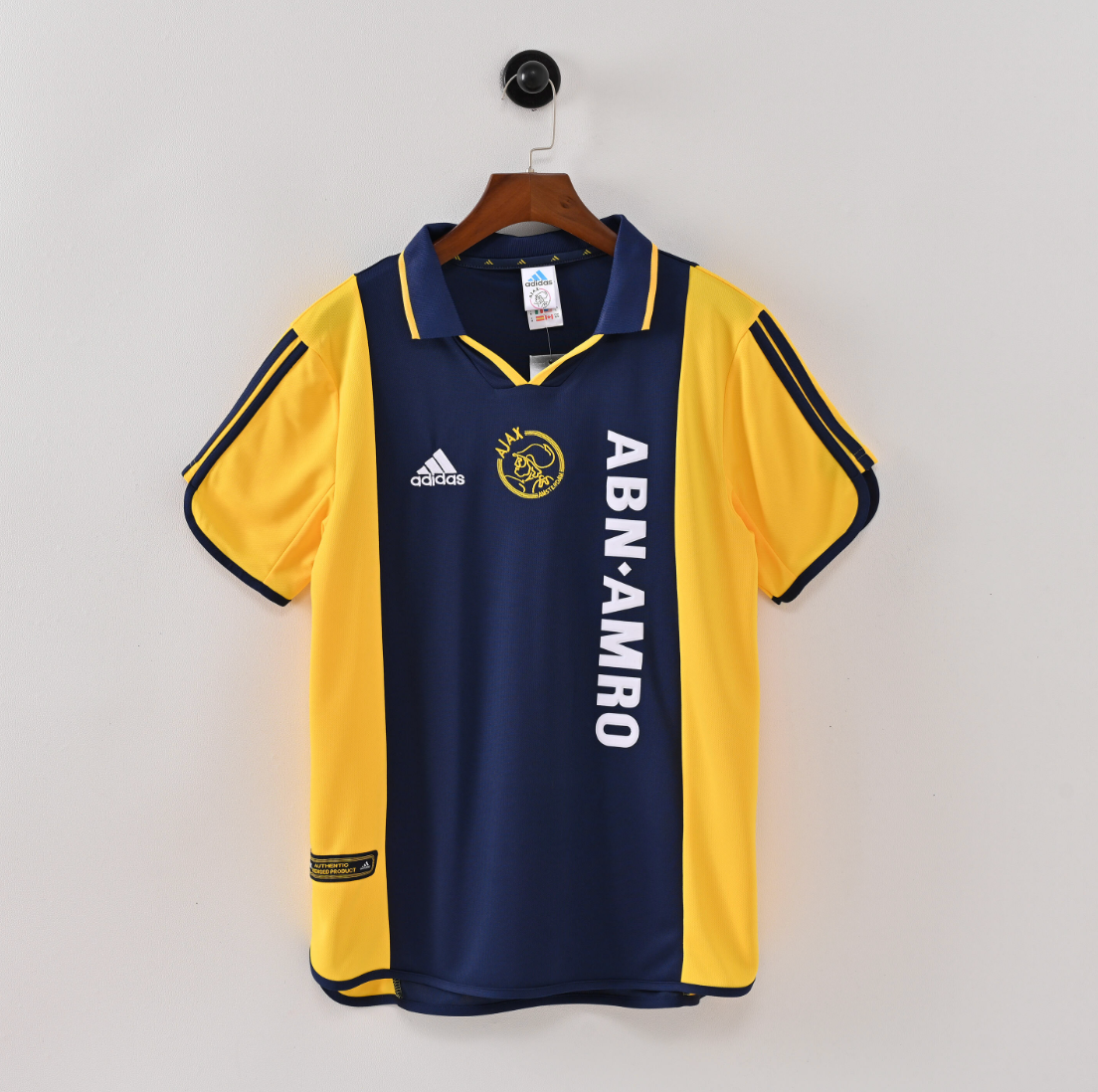 Ajax 2004/05 Away Jersey — Adidas x ABN AMRO in Midnight Blue & Lion Gold