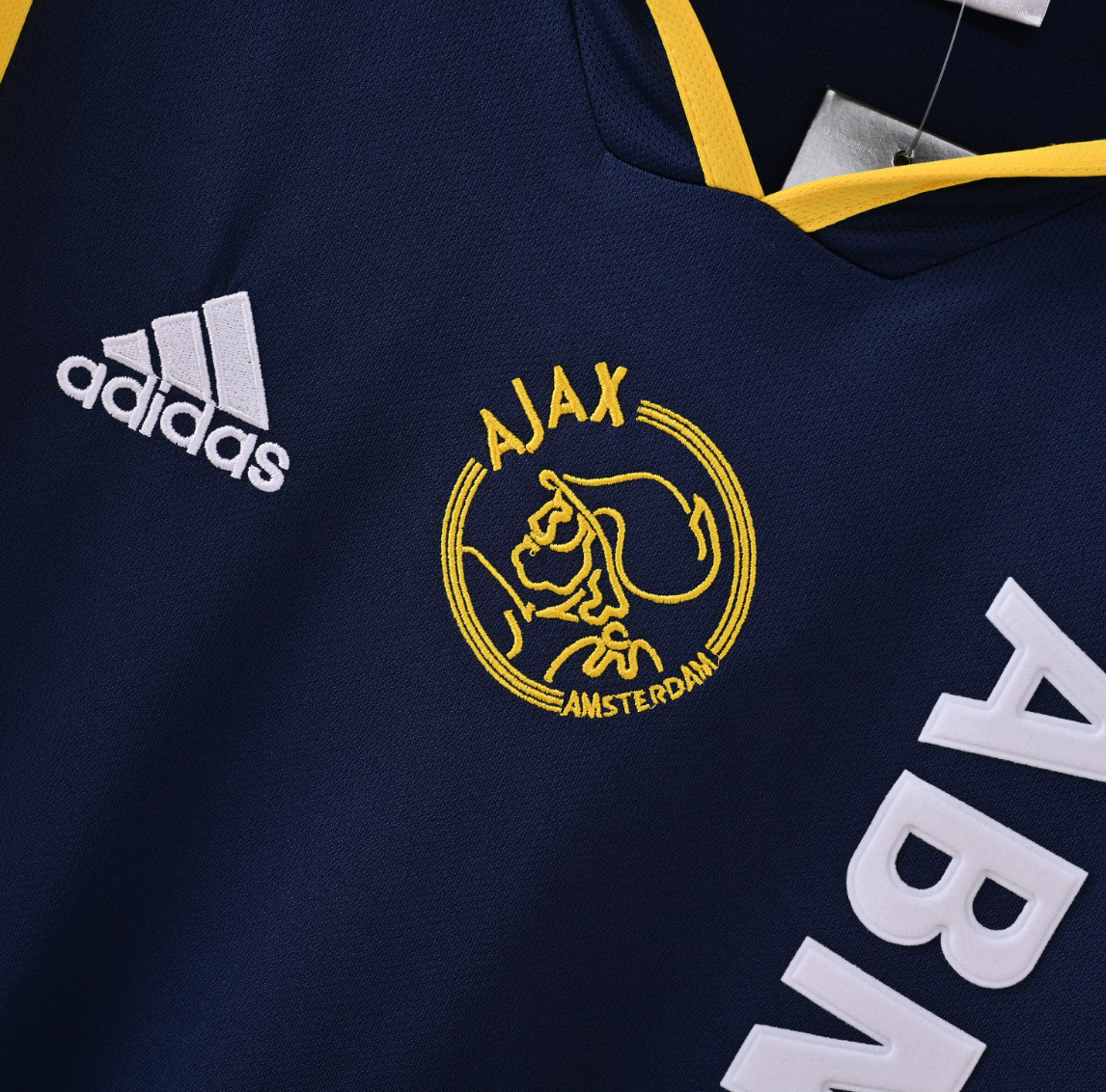 Ajax 2004/05 Away Jersey — Adidas x ABN AMRO in Midnight Blue & Lion Gold