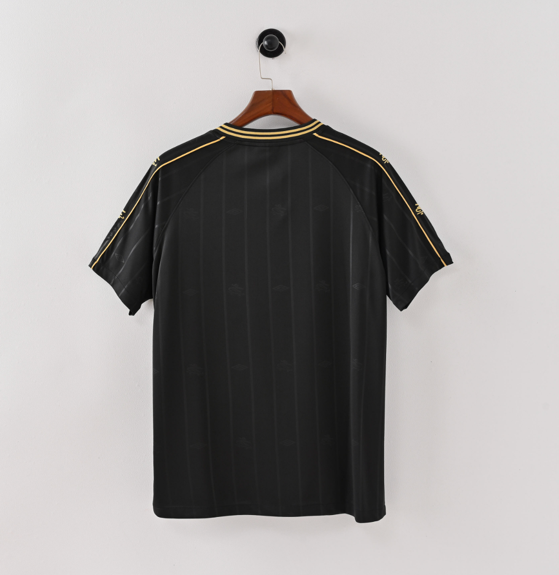 Santos FC x Charlie Brown Jr — Umbro Tribute Jersey in Black & Gold Rebellion