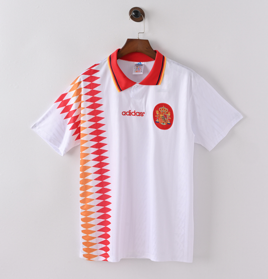 Spain 2012 Home Jersey — Geometric Pulse with Championship Echoes