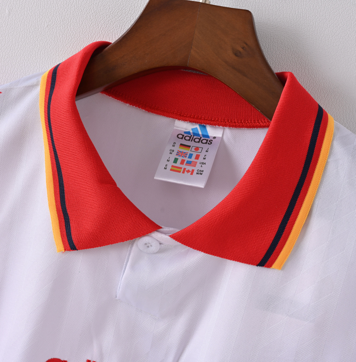 Spain 2012 Home Jersey — Geometric Pulse with Championship Echoes