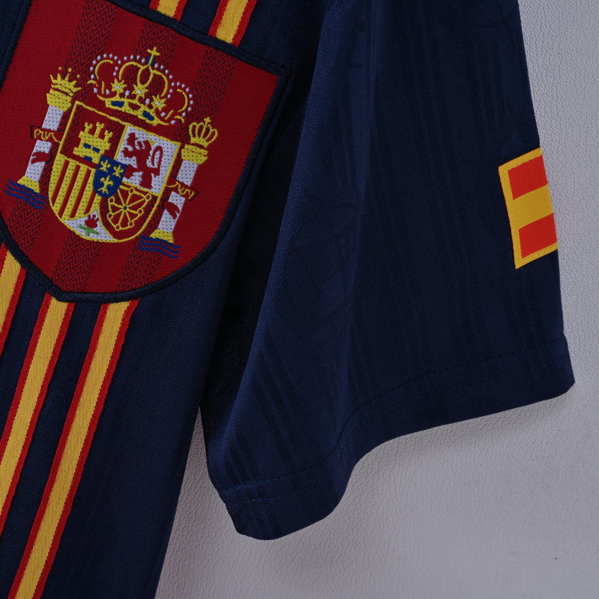 Spain 2008 Home Jersey — Royal Simplicity with Championship Shadows