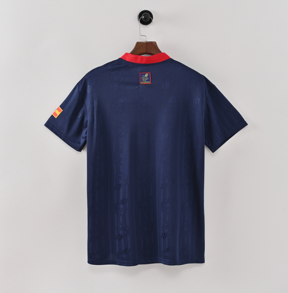 Spain 2006 Home Jersey — Red Command with Tricolor Stripes & World Cup Ambition