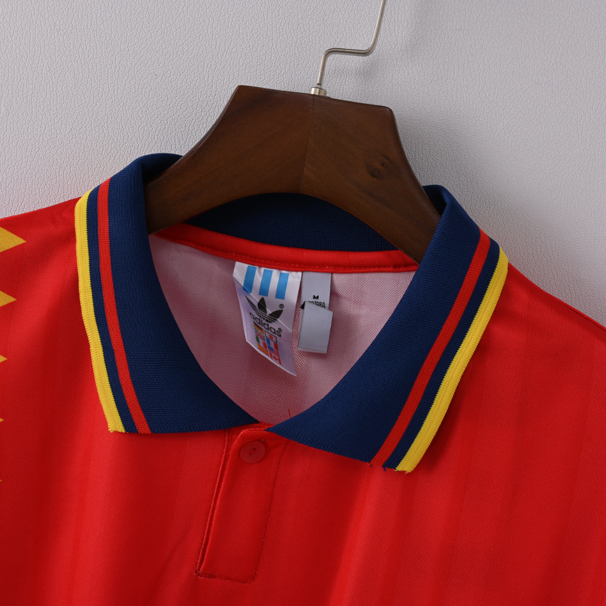 Spain 1994 Home Jersey — Adidas x Tiki-Taka Origins in Customizable Red with Diamond Flair