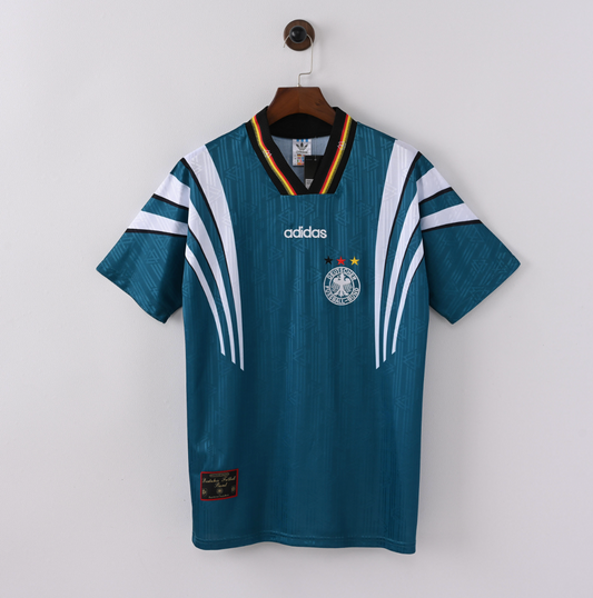 Germany 2006 Home Jersey — Teal Tribute with Tricolor Collar & Triple-Star Legacy