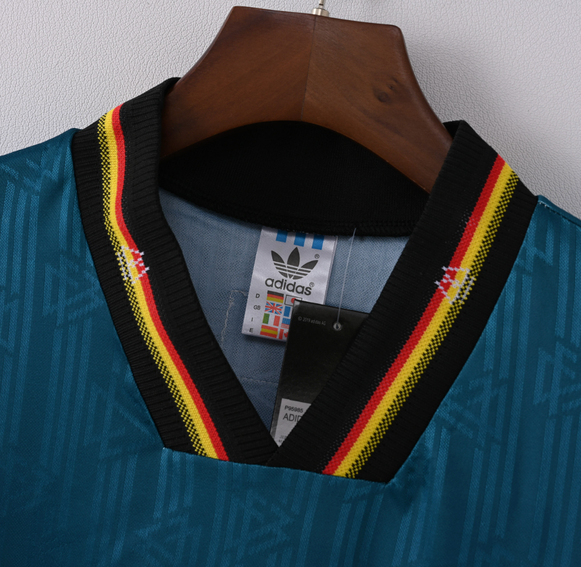 Germany 2006 Home Jersey — Teal Tribute with Tricolor Collar & Triple-Star Legacy