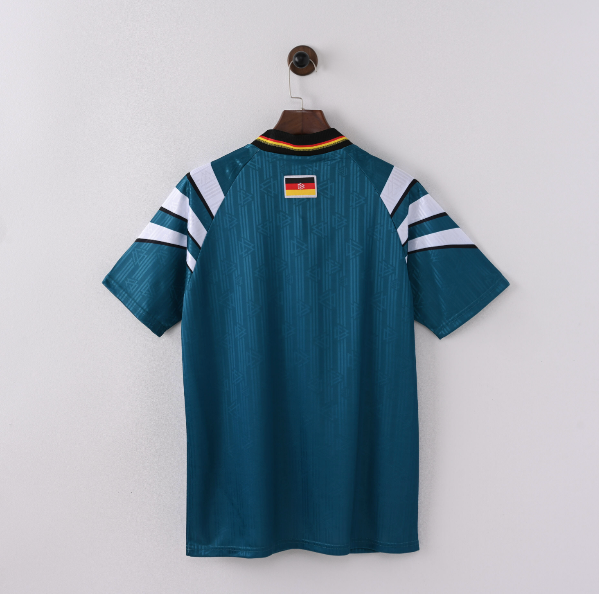 Germany 2006 Home Jersey — Teal Tribute with Tricolor Collar & Triple-Star Legacy