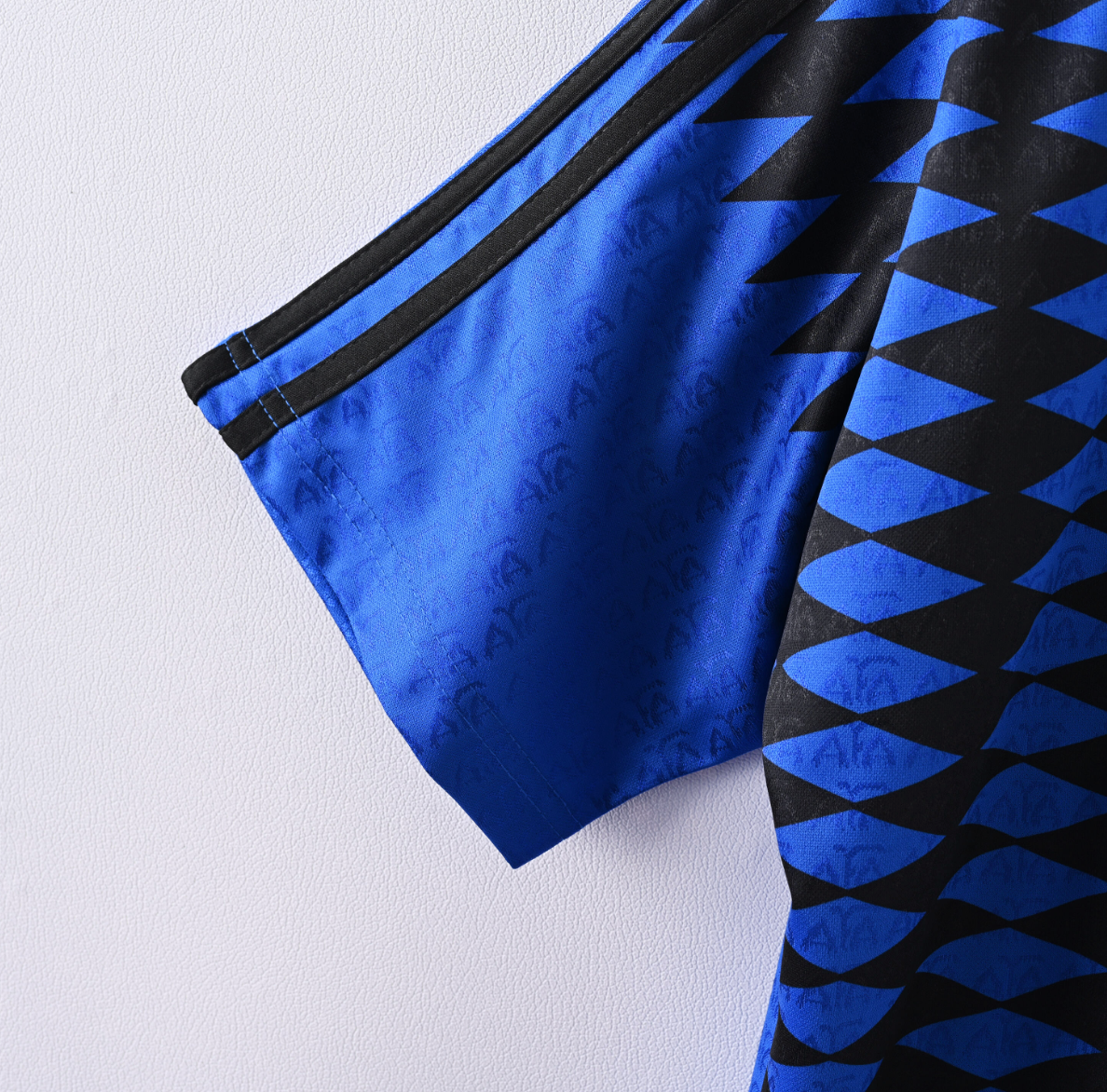 Argentina 2022 Away Jersey — Electric Blue Pulse with Shadow Geometry