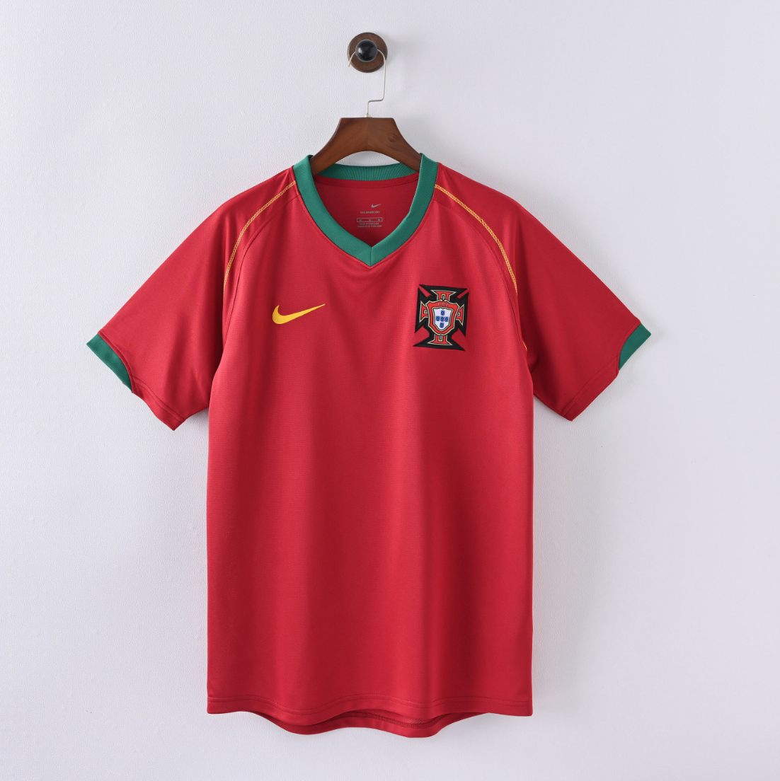 Portugal 2022 Home Jersey — Crimson Split with Federation Pride