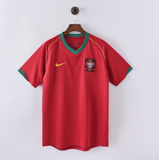 Portugal 2022 Home Jersey — Crimson Split with Federation Pride