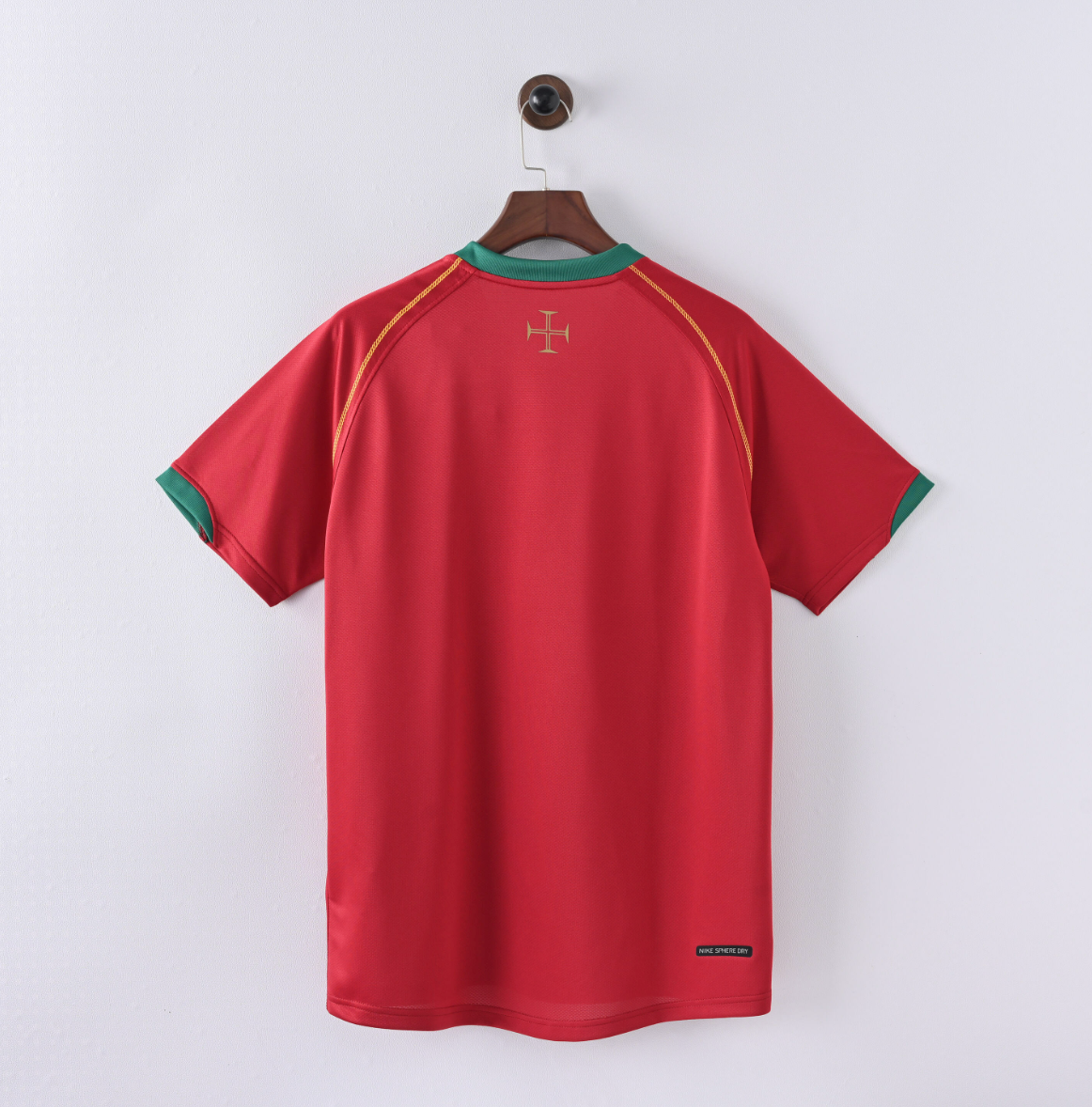 Portugal 2022 Home Jersey — Crimson Split with Federation Pride