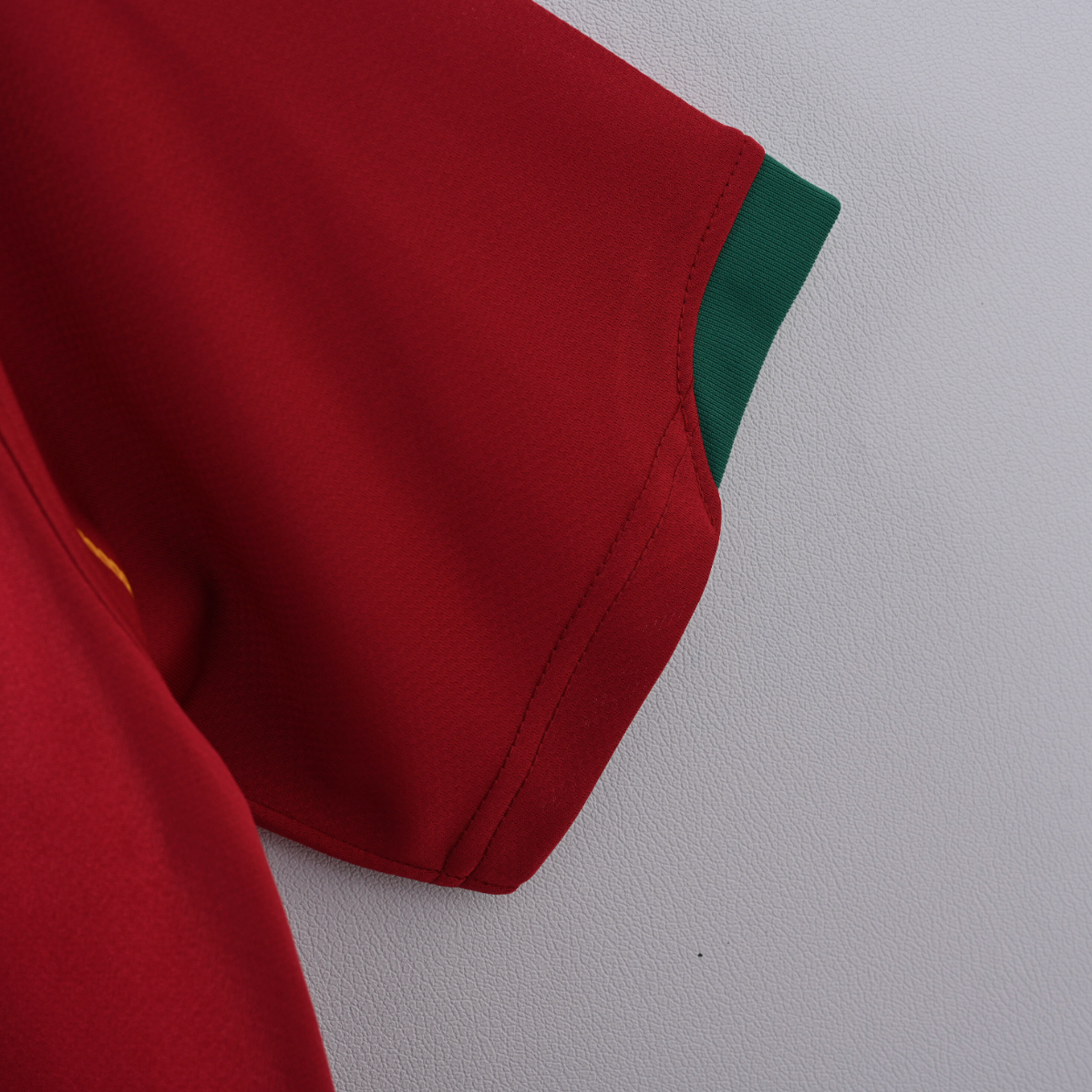 Portugal 2022 Home Jersey — Crimson Split with Federation Pride