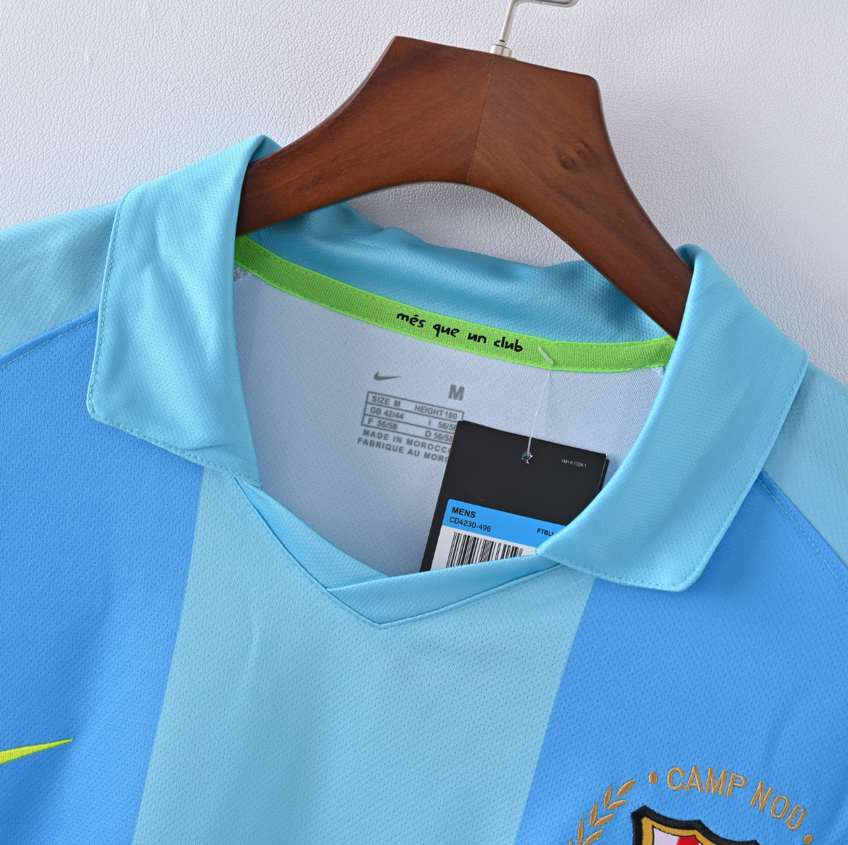 FC Barcelona 2007/08 Third Jersey — UNICEF x Nike in Sky Blue Solidarity