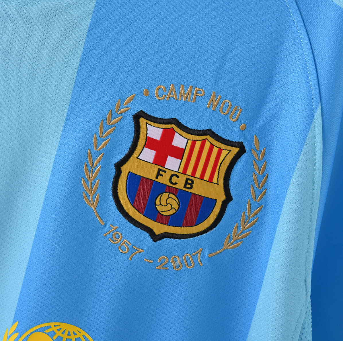 FC Barcelona 2007/08 Third Jersey — UNICEF x Nike in Sky Blue Solidarity