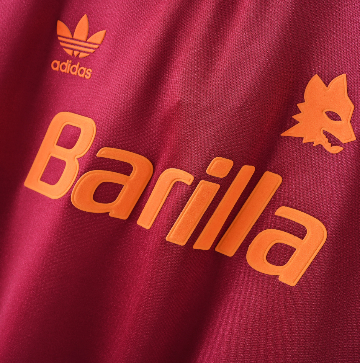 AS Roma 1987/88 Home Jersey — Barilla x Adidas in Maroon Majesty
