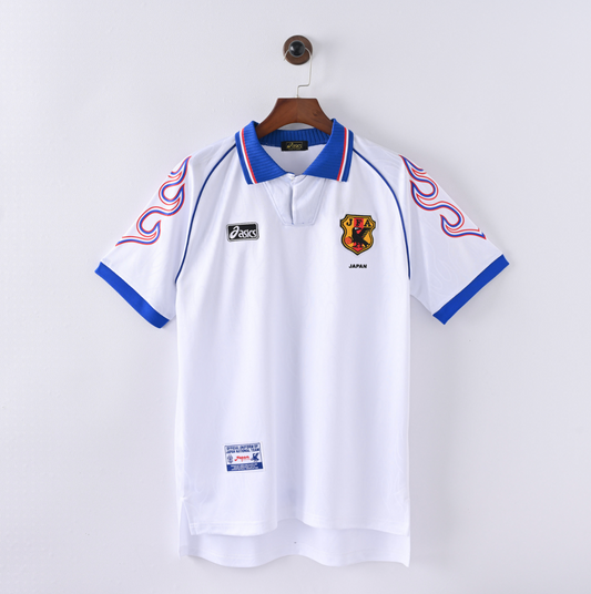 Japan 1998 Home Jersey — Asics x JFA in White Flame Elegance