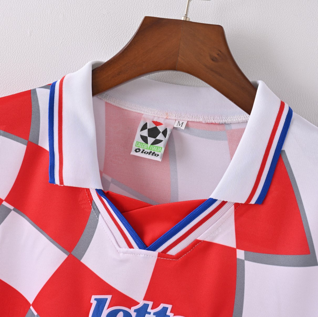 Croatia 1998 Home Jersey — Checkered Legacy x Lotto Precision