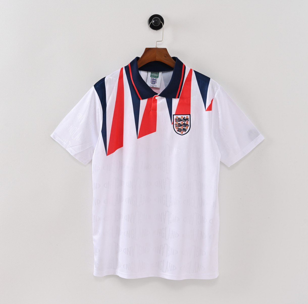 England 2010 Away Jersey — Triangular Roar x Subtle Script