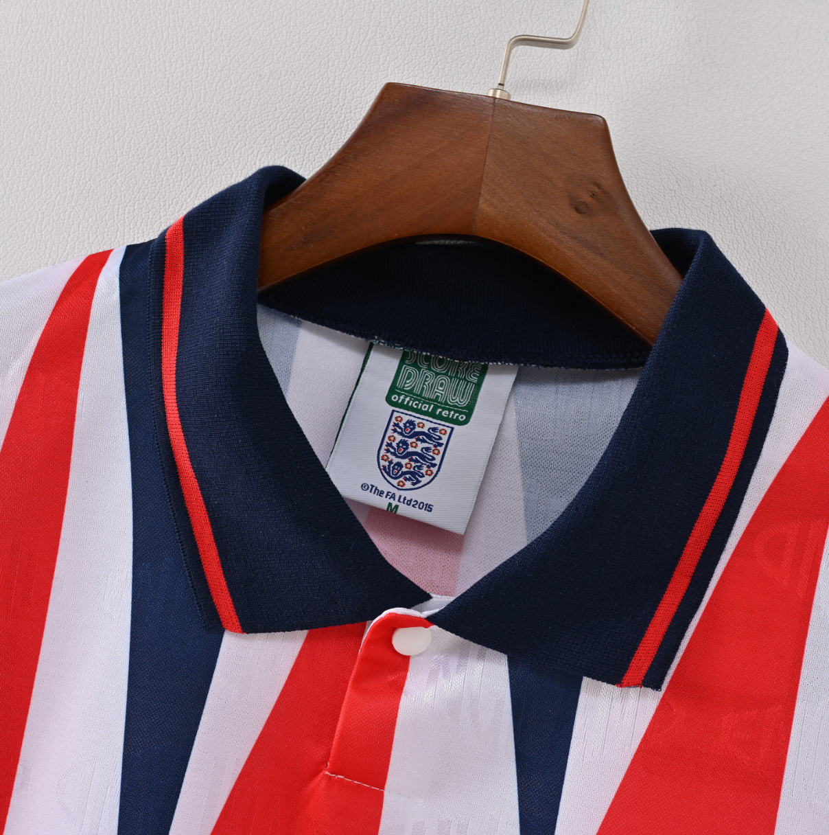England 2010 Away Jersey — Triangular Roar x Subtle Script