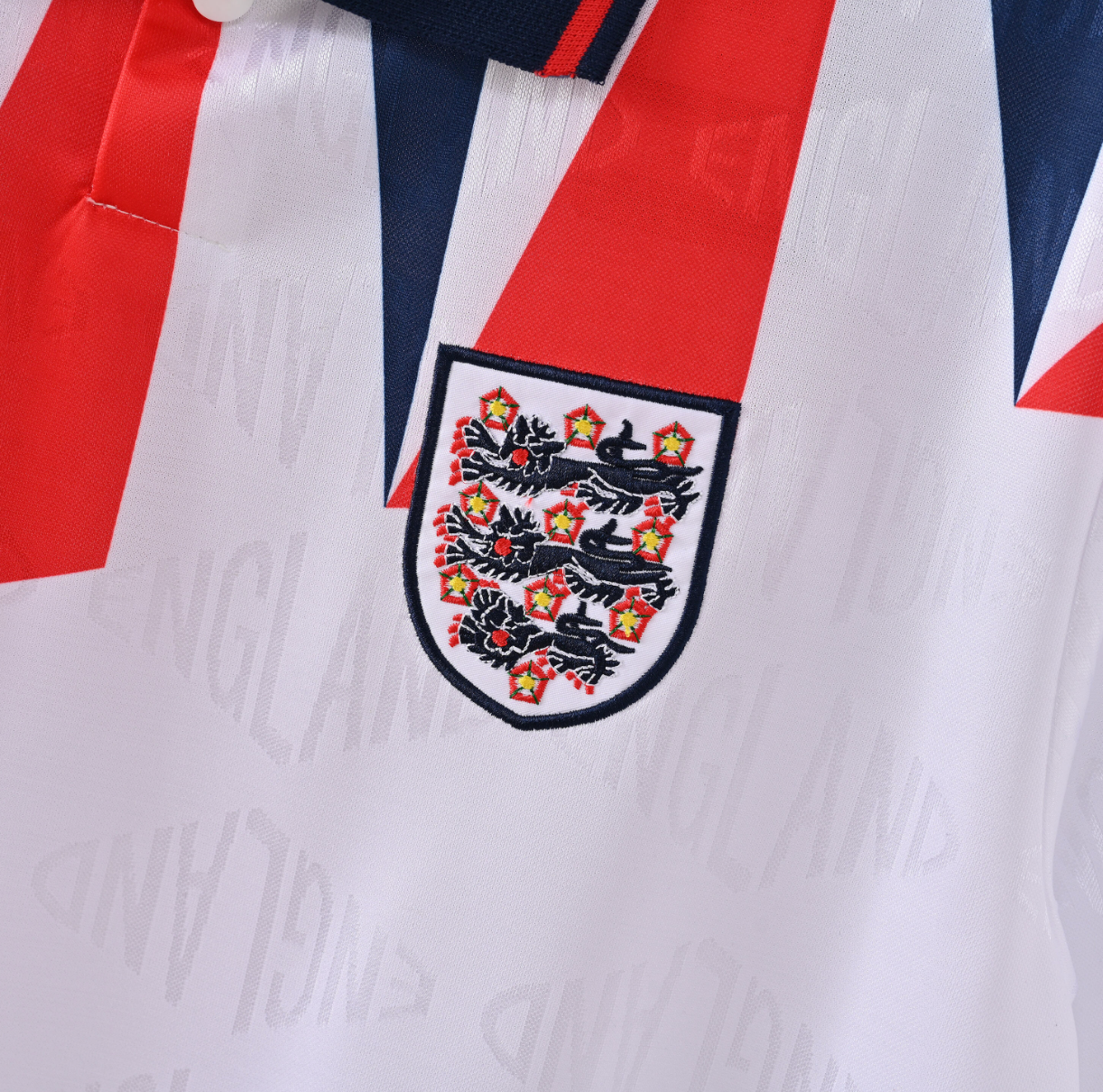 England 2010 Away Jersey — Triangular Roar x Subtle Script